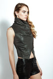 Azalea Leather Vest