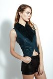Azalea Leather Vest