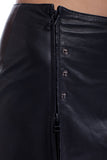 Sansa Starx Panel Leather Skirt
